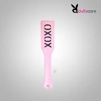 Adult Game PU Leather Hand Shank Whip (Pink /Black)
