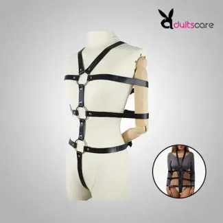 Women Punk Harness Body Chest Straps Extreme Adjustable
