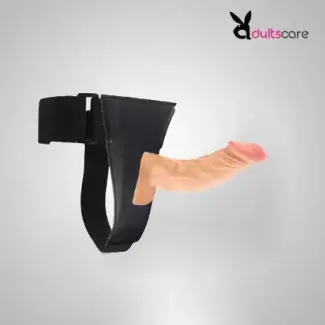 5 Inch Curved Real Feel Dildo With Belt