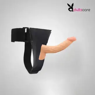 8.5 Inch Curved Passion Strap On Dildo With Ball